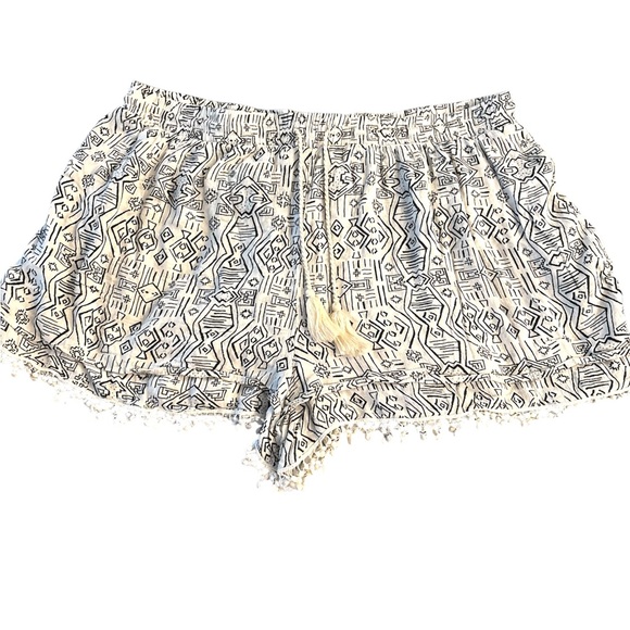 Xhilaration Pants - Xhilaration Black and White High Waist Shorts